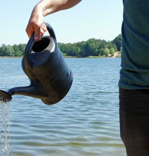 Water naar de zee dragen
