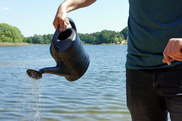 Water naar de zee dragen